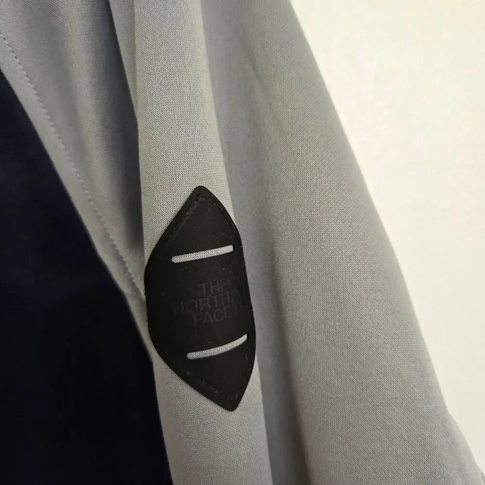 The North Face Men Track Jacket Full Zip Activewear Gray Zip Pockets XL